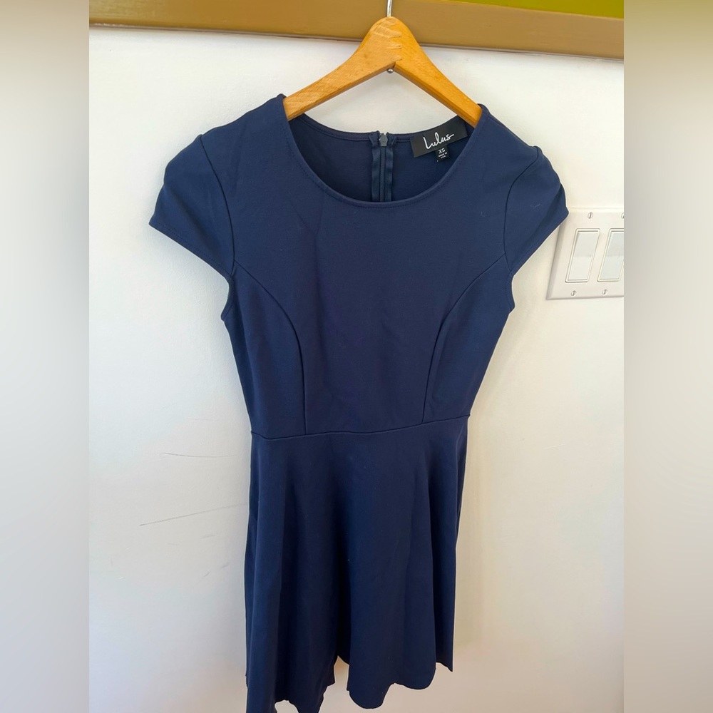 Lulus xs navy dress